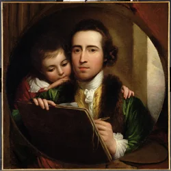 Der Künstler und sein Sohn Raphael, um 1773